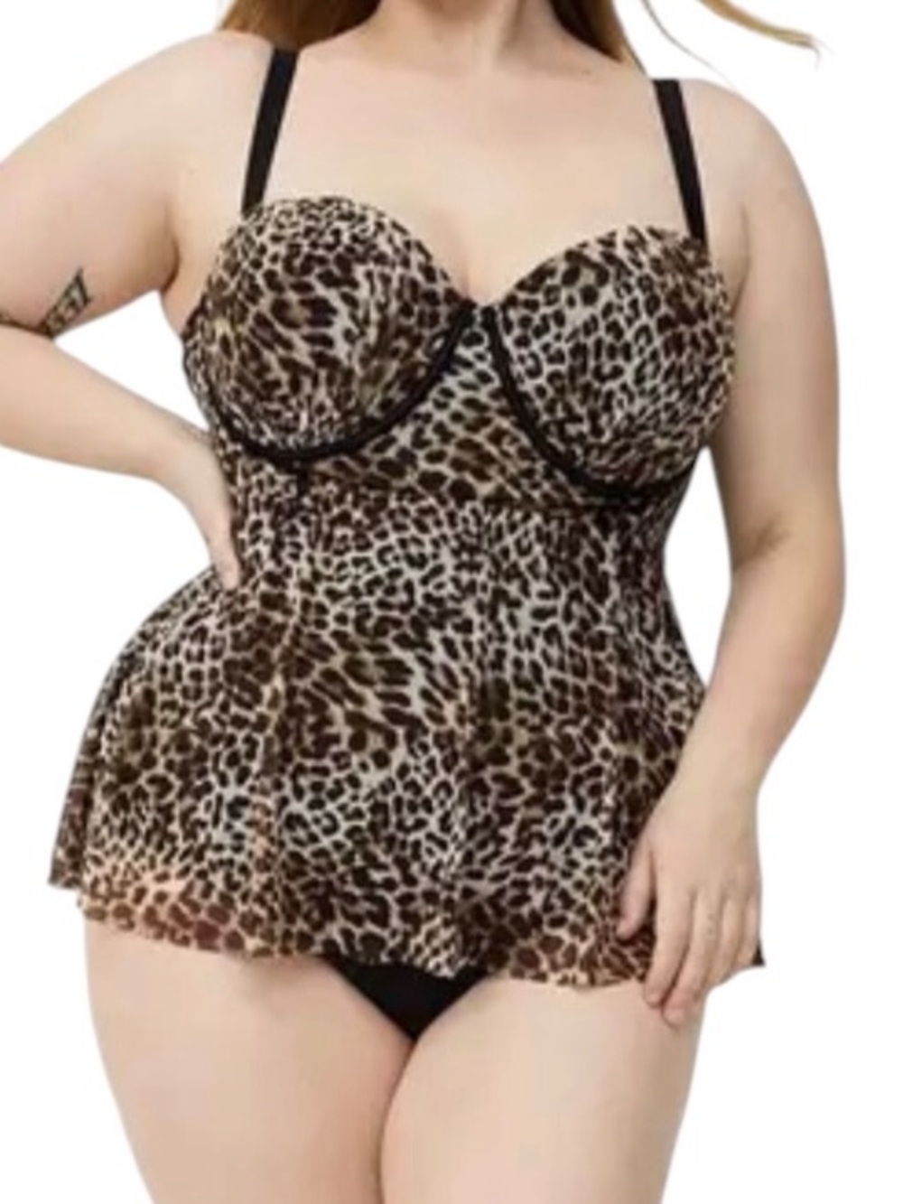 NWT Torrid Retro Chic Underwire Swim Dress